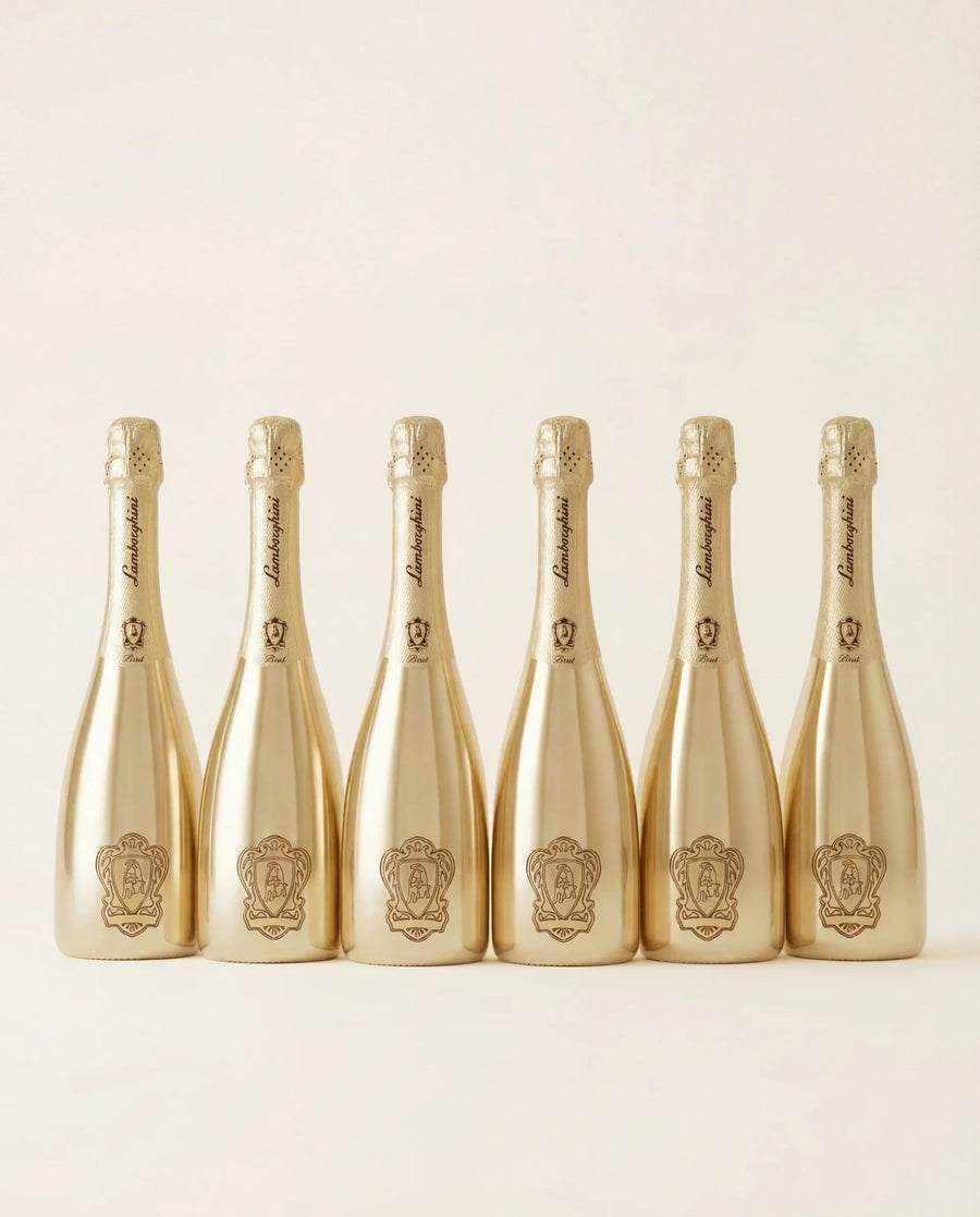 Lamborghini Gold: Brut Spumante with Gift Box | Case of 6